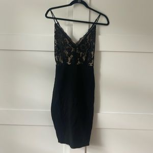 Leith Bodycon Dress Lace Small NWT
